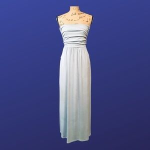 Zenana OUTFITTERS Strapless MAXI Dress, POWDER BLUE, Women’s Size Medium, NWT
